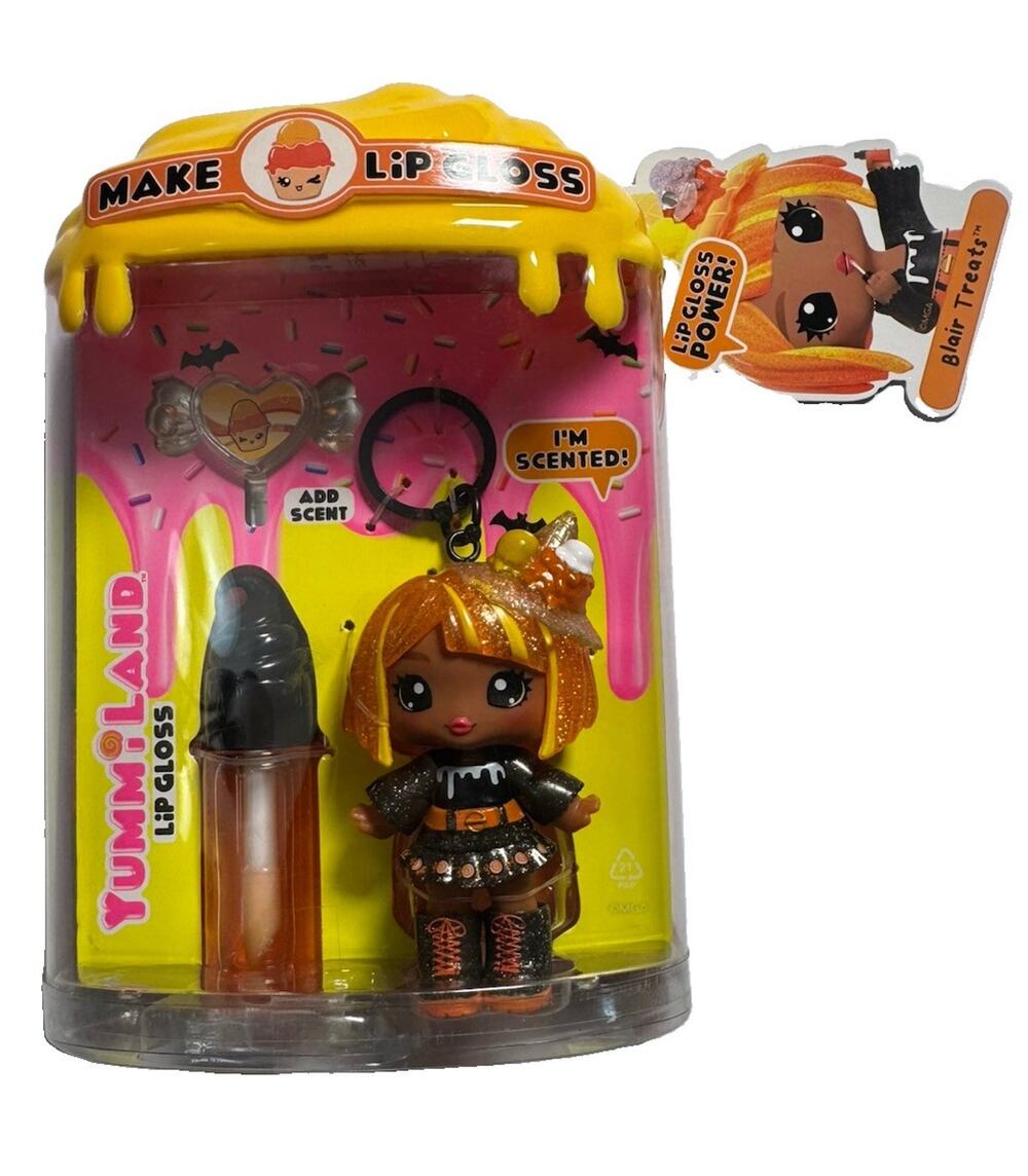 Yummiland Blair Treats Lip Gloss Doll Make Yummi Scented Set MGA New